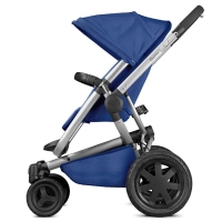 德国直邮 Quinny奎尼 Buzz4 xtra高景观折叠婴儿推车 高端四轮推车 蓝色