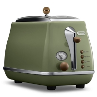 德国直邮 意大利德龙（Delonghi）CTOV 2103.GR 多士炉 面包机 吐司机 烤面包机 复古绿