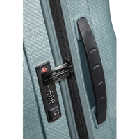 德国直邮Samsonite新秀丽Cosmolite系列贝壳行李箱/拉杆箱V22 冰蓝色 68L/25寸  73350-1432