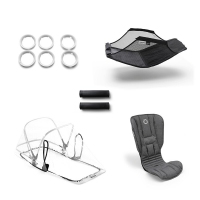 德国直邮 bugaboo bee5 2019新款件5件套 灰色坐垫 500230GM01
